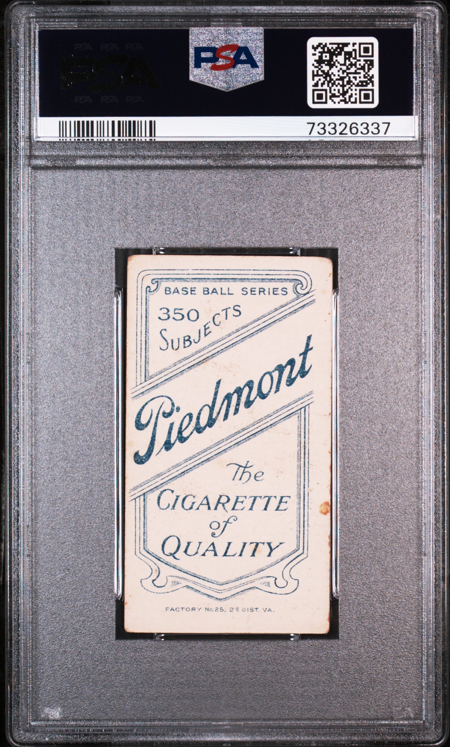 1909-11 T206 Piedmont 350 John Mcaleese PSA 3