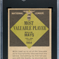 1961 Topps Willie Mays #482 MVP SGC 6.5