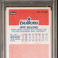 1986 Fleer Jeff Malone #67 PSA 9