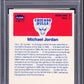 1986 Fleer Sticker Michael Jordan #8 PSA 4 Auto 7