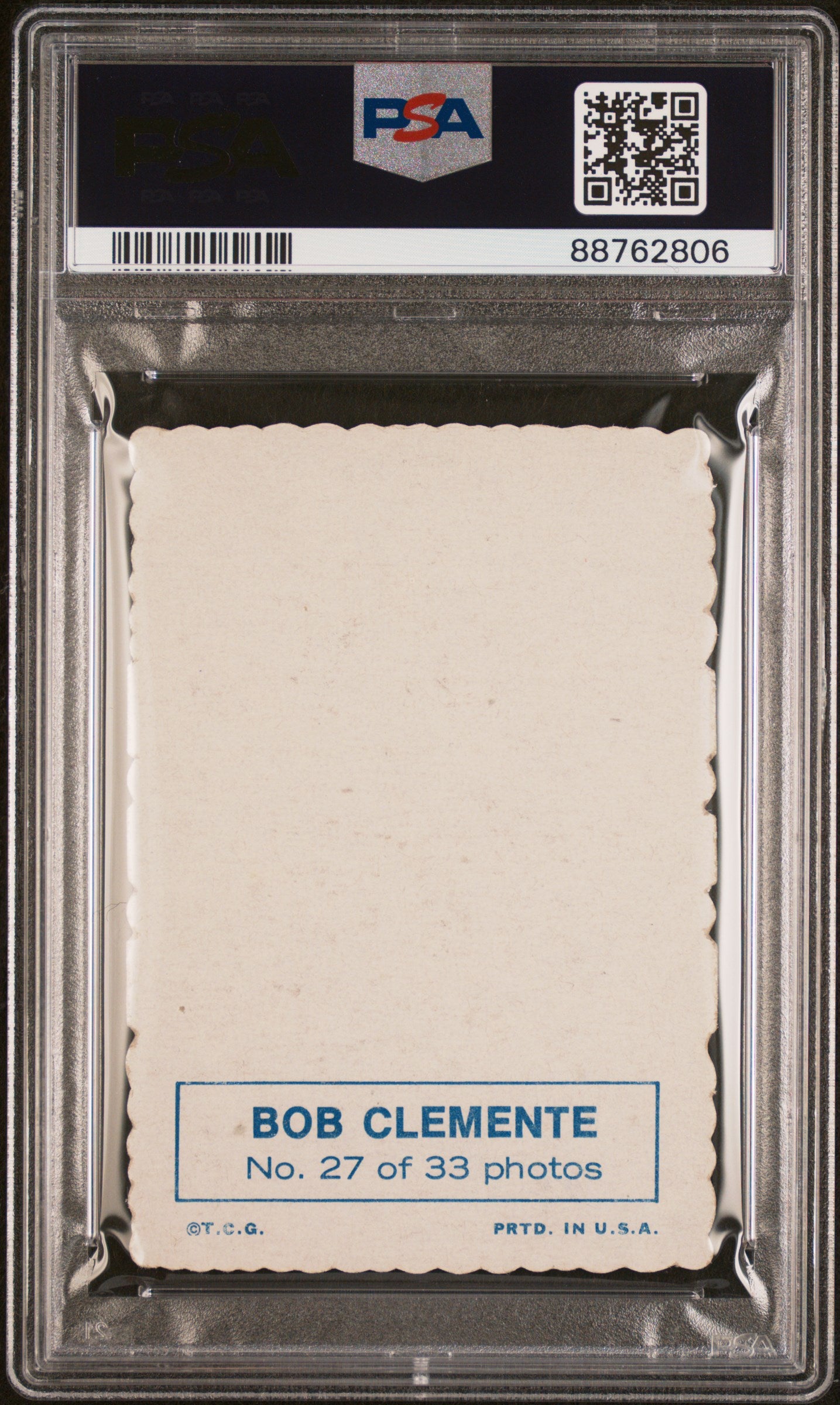 1969 Topps Deckle Edge Roberto Clemente #27 PSA 5