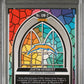 2022 Panini Mosaic Glass Mosaic Justin Herbert #GM2 PSA 10