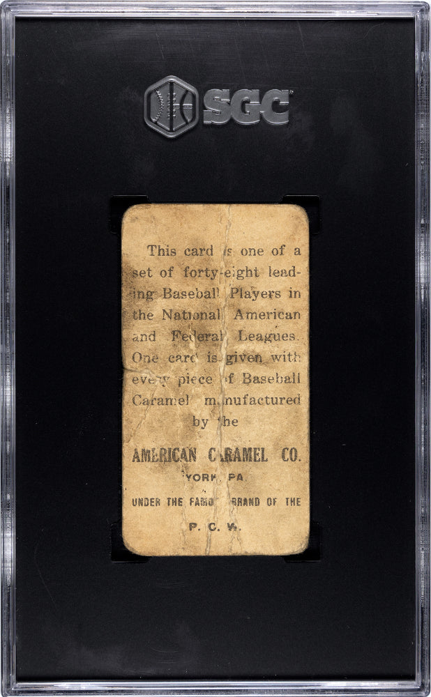 1915 American Caramel Co. (E106) Honus Wagner Throwing SGC 1