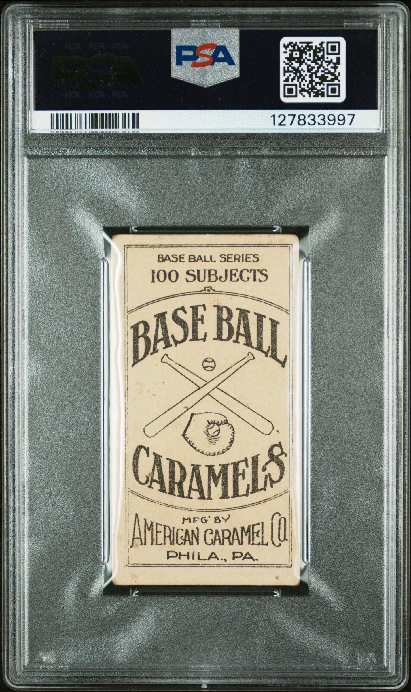 1909 E90-1 American Caramel Lou Criger PSA 2.5
