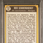 1968 Topps Red Schoendienst #294 PSA 4 Auto 9