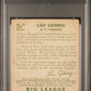 1934 Goudey Lou Gehrig #37 PSA 1.5