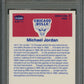 1986 Fleer Sticker Michael Jordan #8 PSA 9