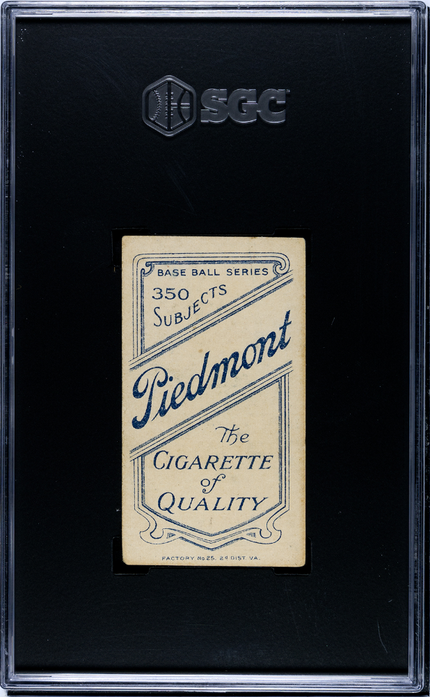 1910 Piedmont Cigarettes (T206) Kaiser Wilhelm With Bat SGC 4