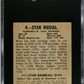 1948 Leaf Gum Co. Stan Musial #4 SGC 3.5