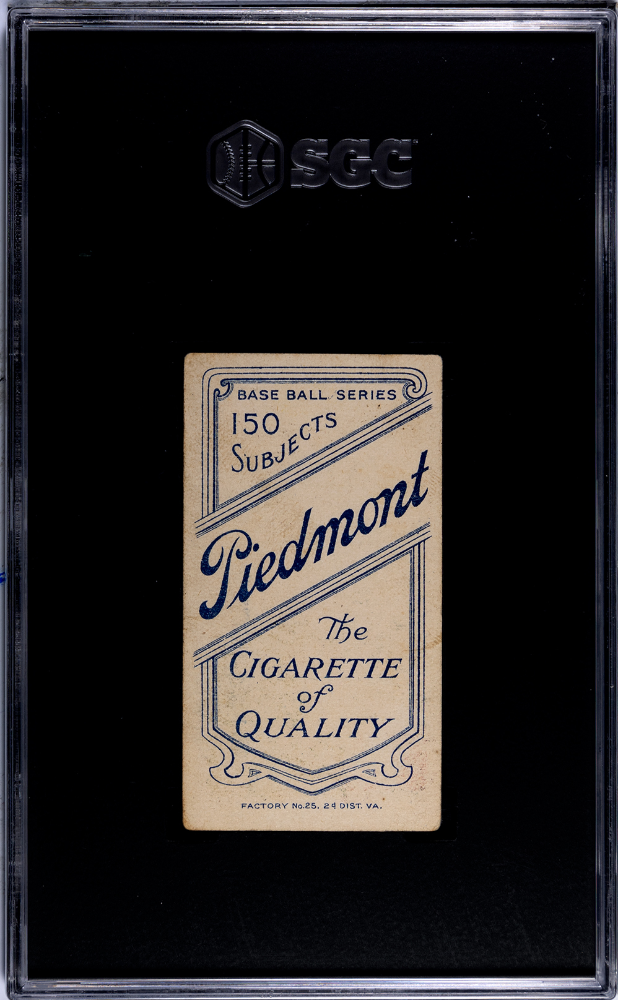 1909 Piedmont Cigarettes (T206) Billy Sullivan SGC 3