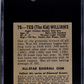 1948 Leaf Gum Co. Ted Williams #76 SGC 4