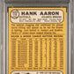 1968 Topps Hank Aaron #110 PSA 8.5