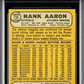 1968 Topps Hank Aaron #110 MBA 8.5