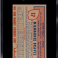 1954 Johnston Cookies Dave Jolly #17 SGC 8