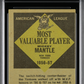 1961 Topps Mickey Mantle #475 MVP MBA 3