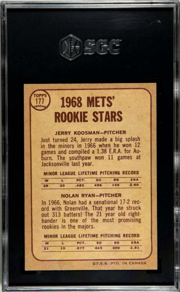 1968 O-Pee-Chee Nolan Ryan #177 SGC 5.5
