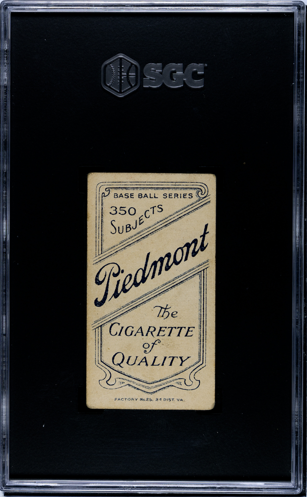1910 Piedmont Cigarettes (T206) Bill Clymer SGC 1.5