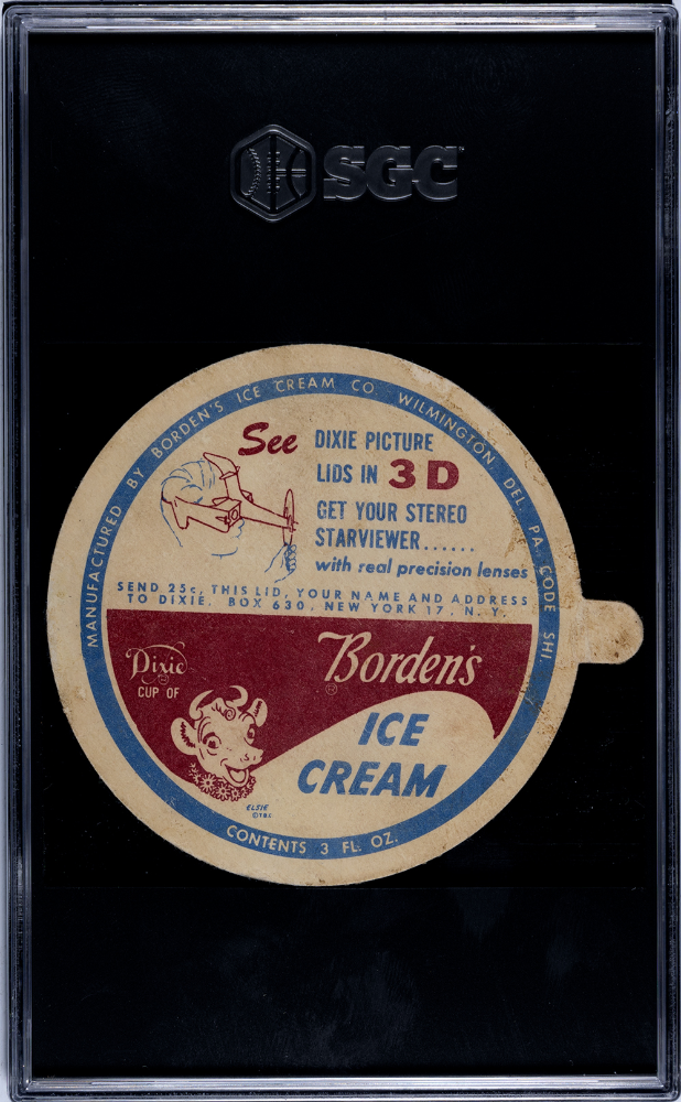 1954 Dixie Lids Ted Kluszewski SGC 2.5