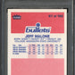 1986 Fleer Jeff Malone #67 PSA 9