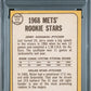 1968 Topps Mets Rookies #177 J. Koosman N. Ryan PSA 8