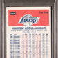 1986 Fleer Kareem Abdul-Jabbar #1 PSA 8