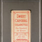 1909-11 T206 Sweet Caporal 350-460/42op Ty Cobb Bat Off Shoulder PSA 2