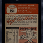 1953 Topps Hoyt Wilhelm #151 SGC 4.5