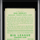 1933 Goudey Dan Howley #175 MBA 4