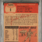 1953 Topps Jackie Robinson #1 PSA 3