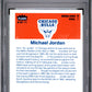 1986 Fleer Sticker Michael Jordan #8 PSA 6