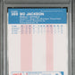 1987 Fleer Bo Jackson #369 PSA 10 Auto 10