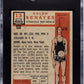 1957 Topps Dolph Schayes #13 SGC 4
