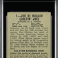 1948 Leaf Joe DiMaggio #1 MBA 1