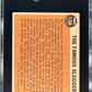 1962 Topps The Famous Slugger #138 Babe Ruth Special Green Tint SGC 7