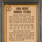 1968 Topps Reds Rookies #247 J. Bench R. Tompkins PSA 9