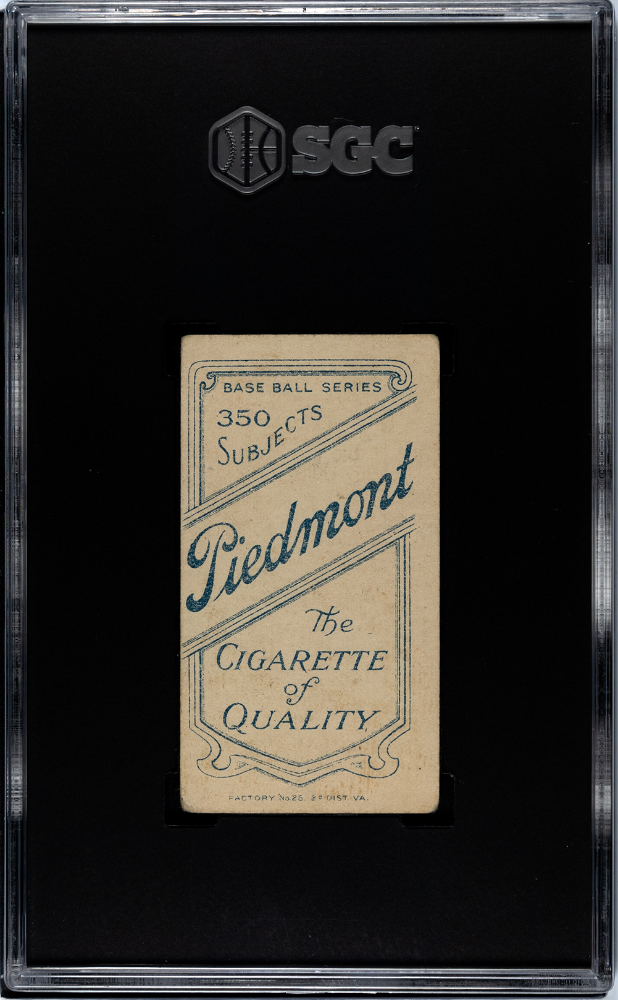 1910 Piedmont Cigarettes (T206) Ed Willett SGC 3