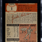 1953 Topps Jackie Robinson #1 SGC A