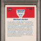 1986 Fleer Sticker Michael Jordan #8 PSA 3