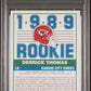 1989 Score Derrick Thomas #258 PSA A Auto 8