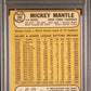 1968 Topps Mickey Mantle #280 PSA 2.5