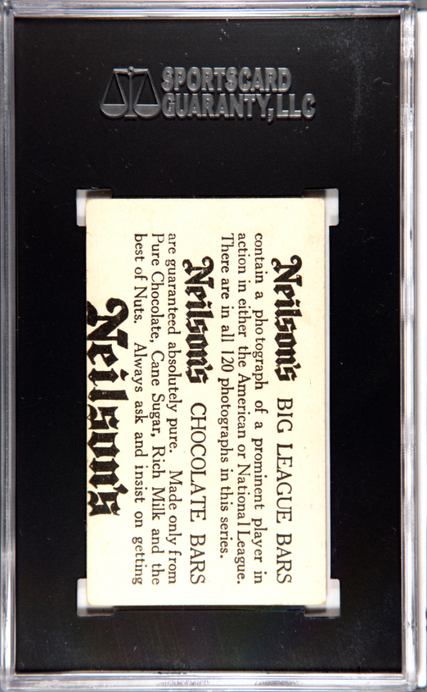 1922 Neilson's Chocolate Boston (V61) Frank Davis Type SGC 2.5