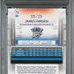 2009 Panini Prestige James Harden #203 Bonus Shots Black SIG PSA 6 Auto 10