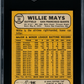 1968 Topps Willie Mays #50 SGC 8