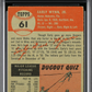 1953 Topps Early Wynn #61 Short Print MBA 3