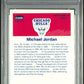 1986 Fleer Sticker Michael Jordan #8 PSA 5