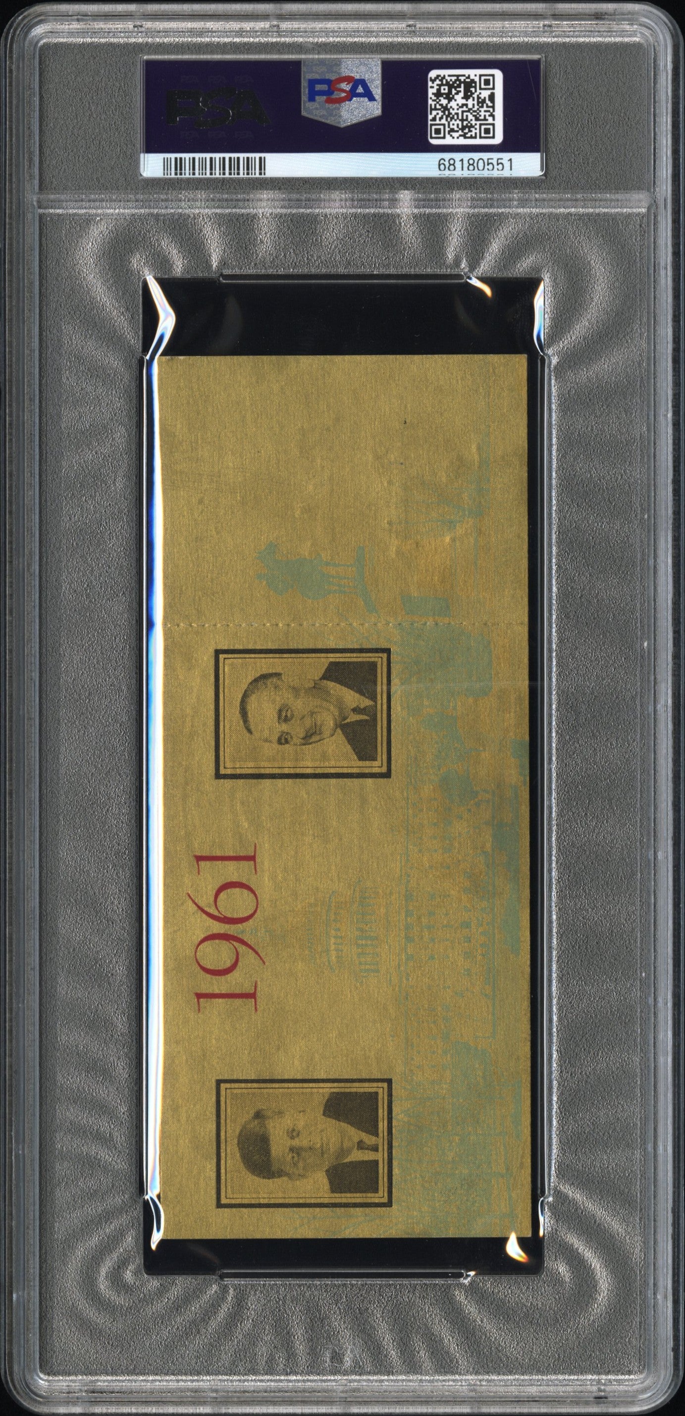 1961 U.S. President Inauguration-Full President's Reviewing Stand PSA 4