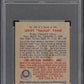 1949 Bowman Satchell Paige #224 PSA 1
