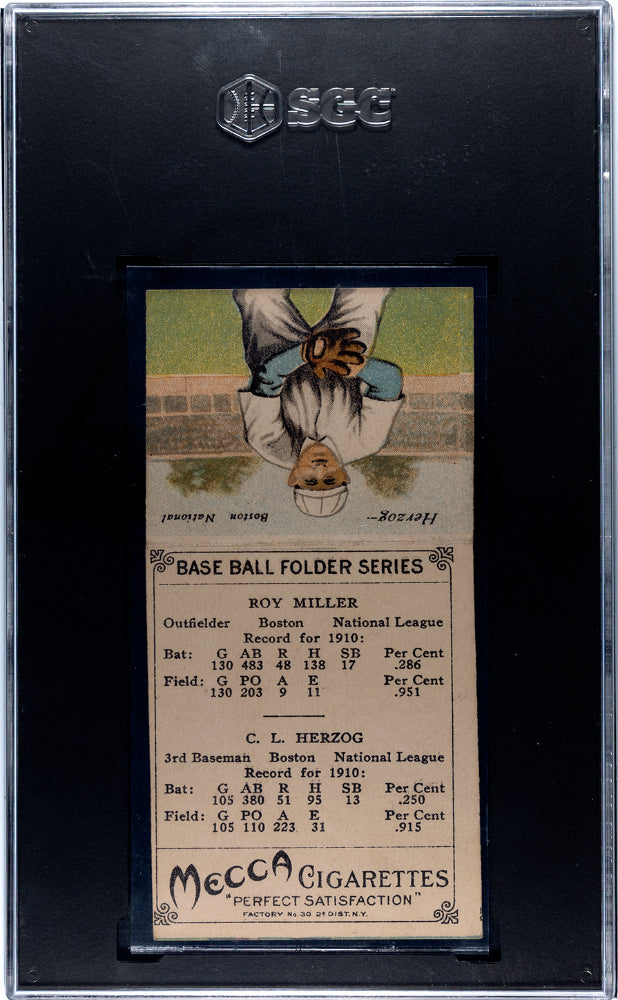 1911 T201 Mecca Cigarettes Herzog Miller SGC 3