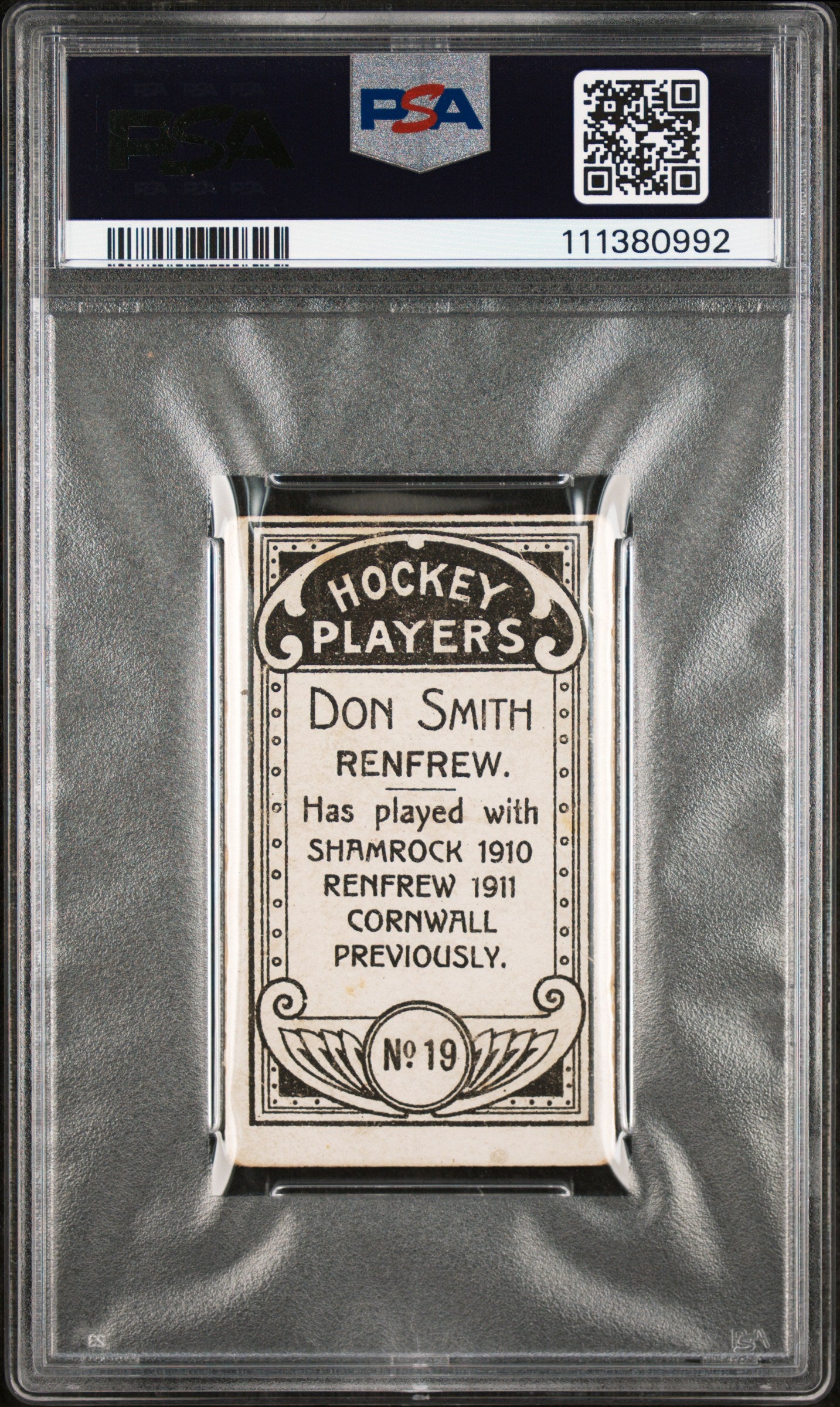 1911 C55 Don Smith #19 PSA 2