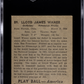 1939 Playball Lloyd Waner #89 SGC 5